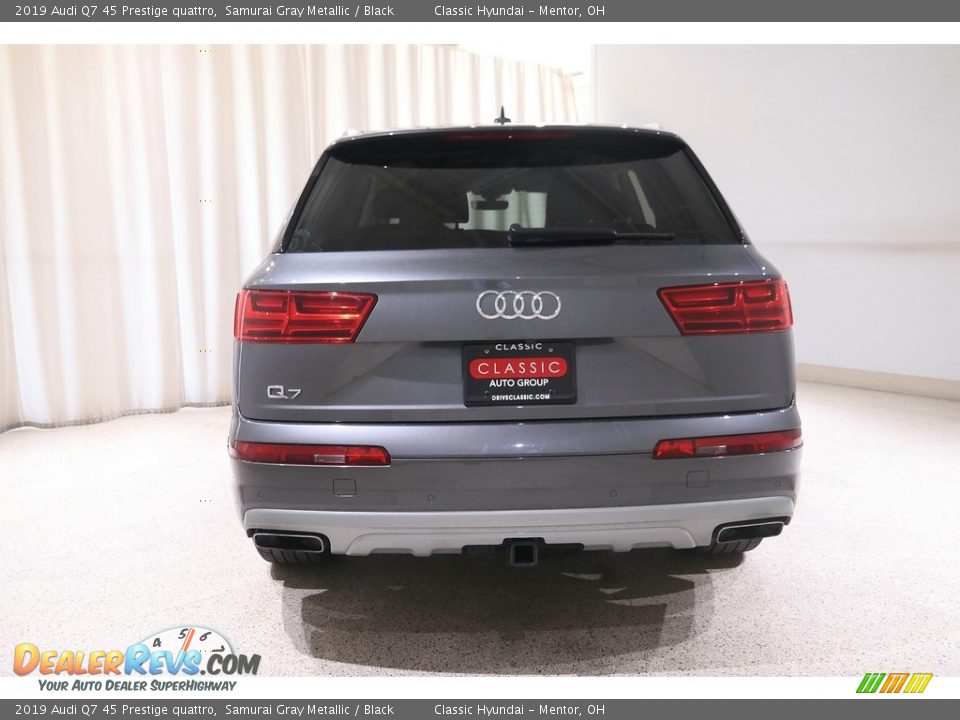 2019 Audi Q7 45 Prestige quattro Samurai Gray Metallic / Black Photo #22