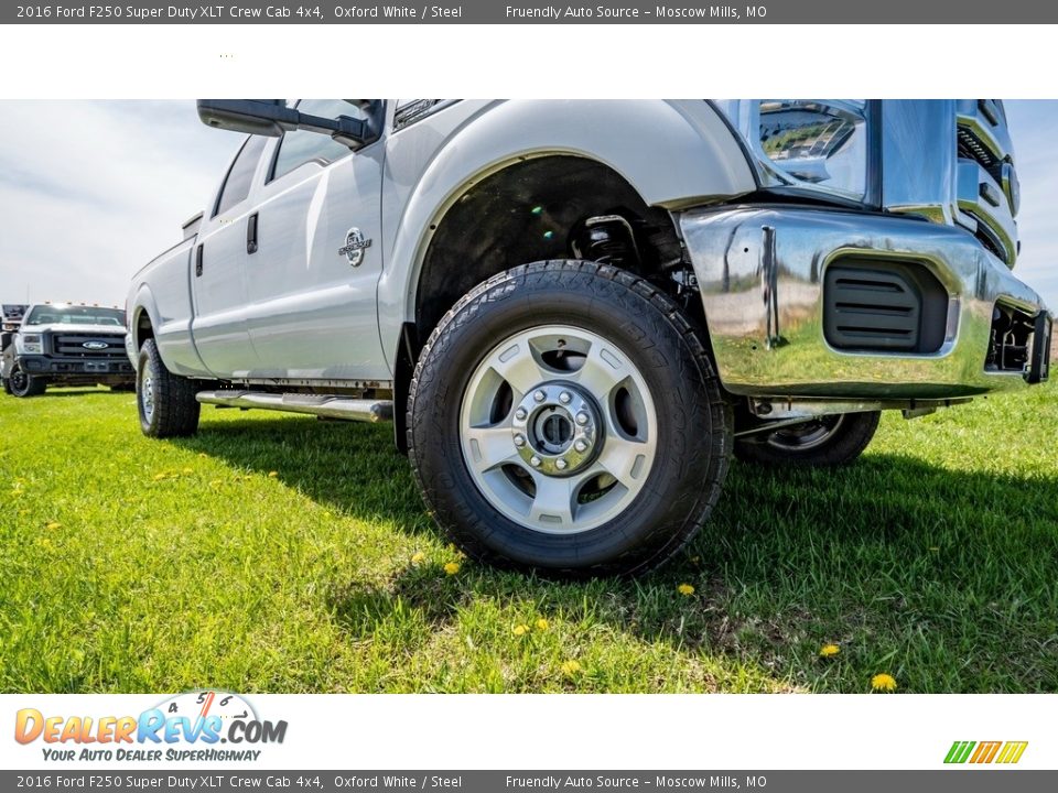 2016 Ford F250 Super Duty XLT Crew Cab 4x4 Oxford White / Steel Photo #21