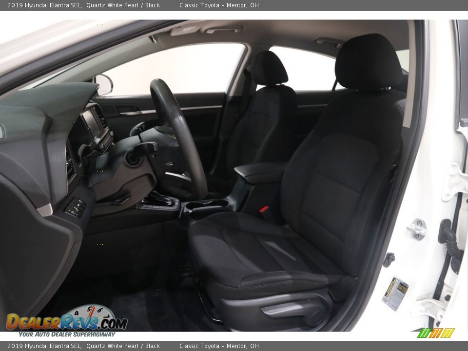 2019 Hyundai Elantra SEL Quartz White Pearl / Black Photo #5