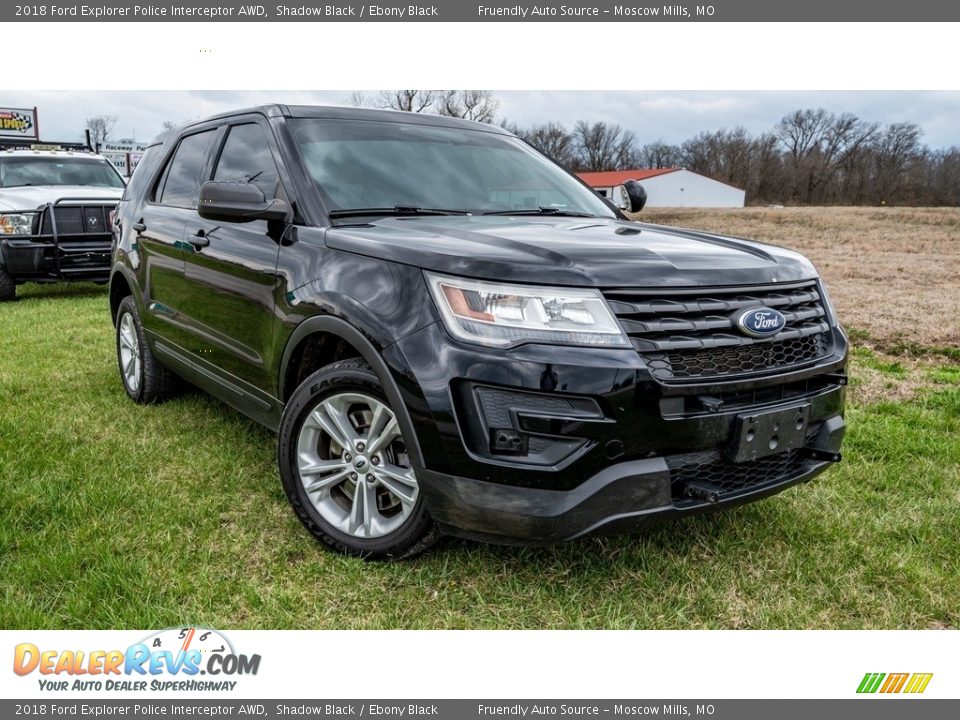 Front 3/4 View of 2018 Ford Explorer Police Interceptor AWD Photo #1