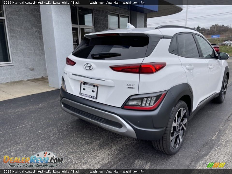 2023 Hyundai Kona Limited AWD Lunar White / Black Photo #2