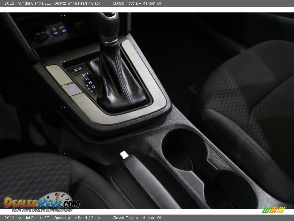 2019 Hyundai Elantra SEL Quartz White Pearl / Black Photo #12