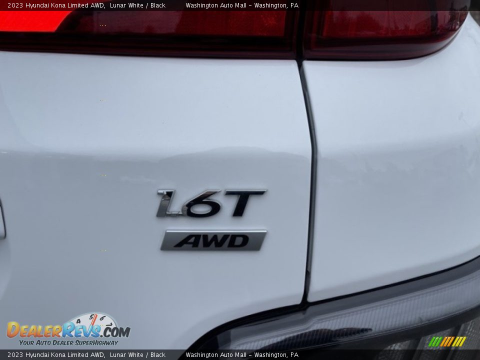 2023 Hyundai Kona Limited AWD Lunar White / Black Photo #3