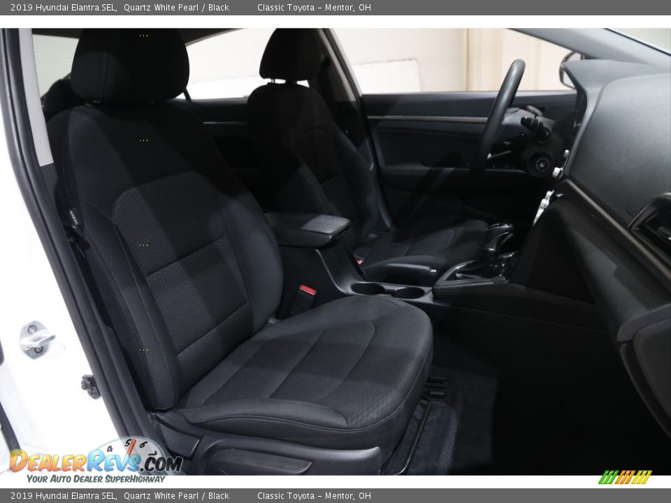 2019 Hyundai Elantra SEL Quartz White Pearl / Black Photo #13