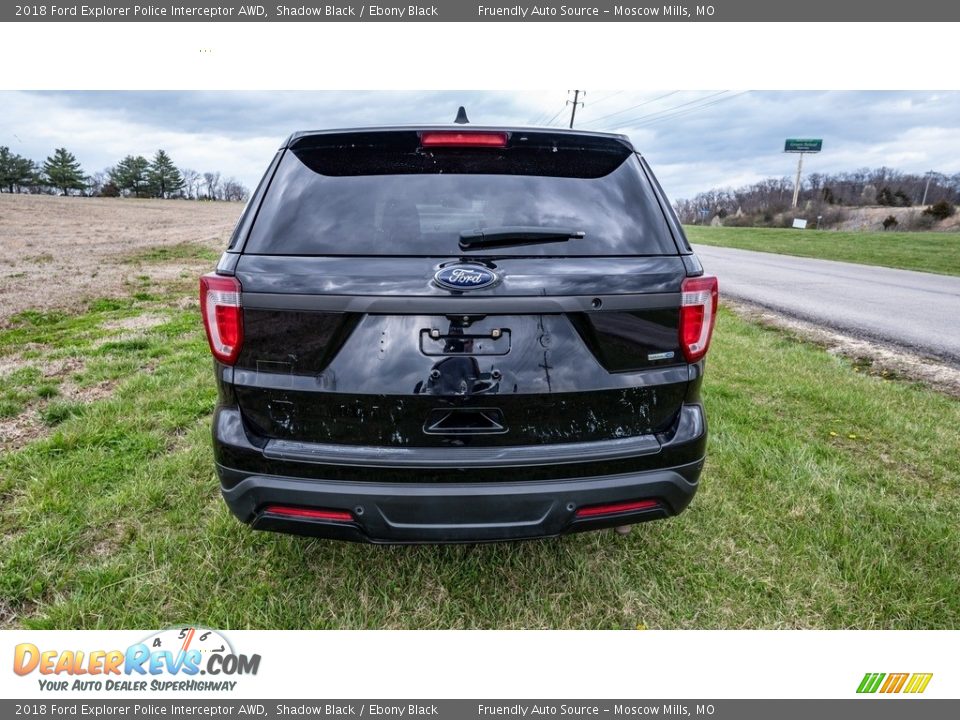 2018 Ford Explorer Police Interceptor AWD Shadow Black / Ebony Black Photo #4