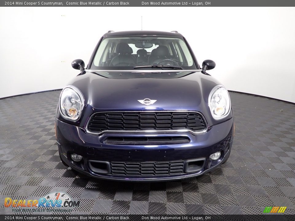 2014 Mini Cooper S Countryman Cosmic Blue Metallic / Carbon Black Photo #2