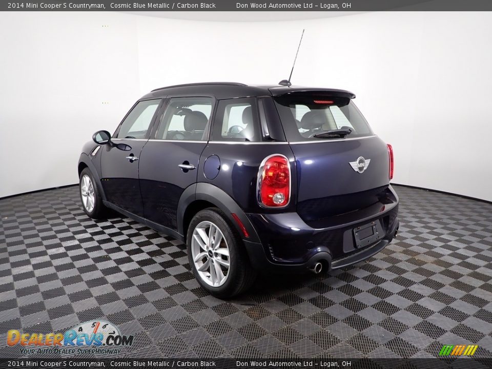 2014 Mini Cooper S Countryman Cosmic Blue Metallic / Carbon Black Photo #4