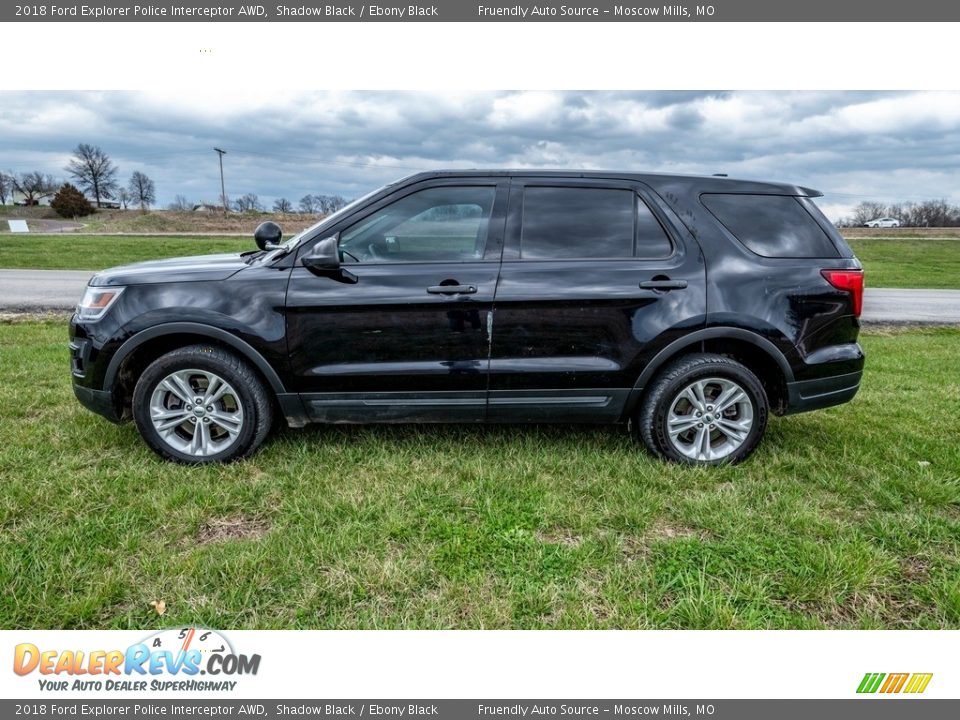 Shadow Black 2018 Ford Explorer Police Interceptor AWD Photo #6