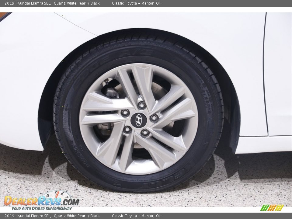 2019 Hyundai Elantra SEL Quartz White Pearl / Black Photo #18