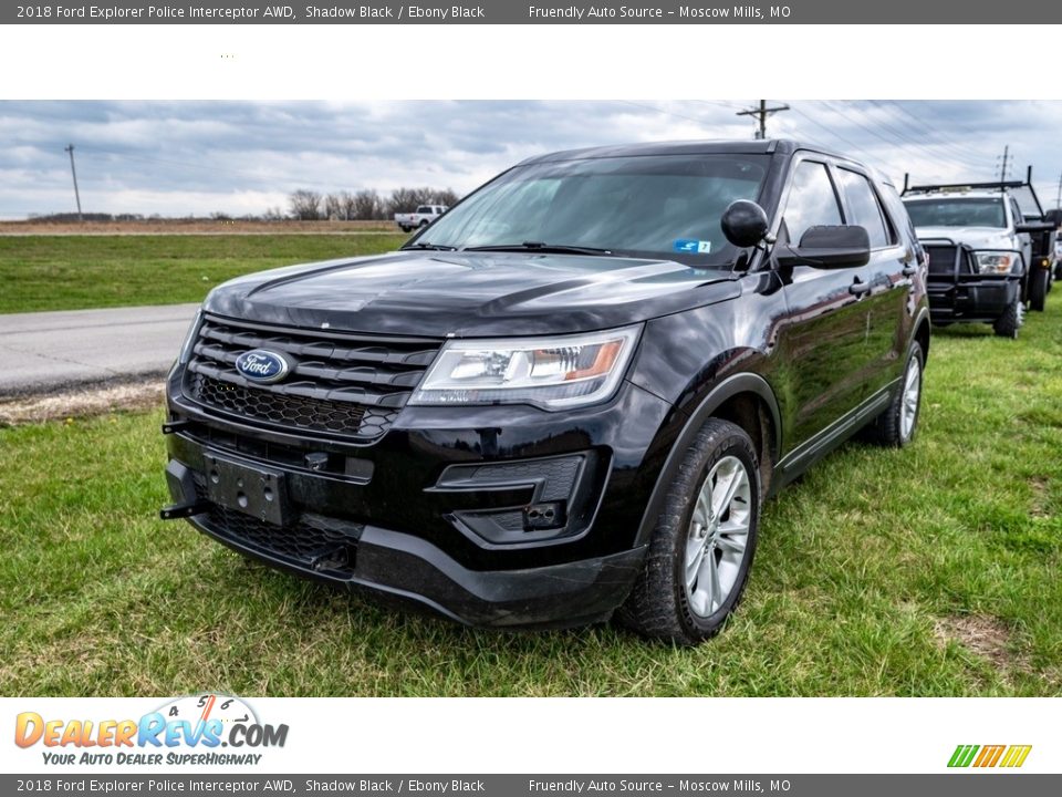 Shadow Black 2018 Ford Explorer Police Interceptor AWD Photo #7