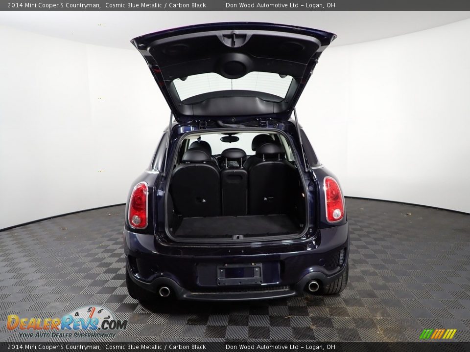 2014 Mini Cooper S Countryman Cosmic Blue Metallic / Carbon Black Photo #6