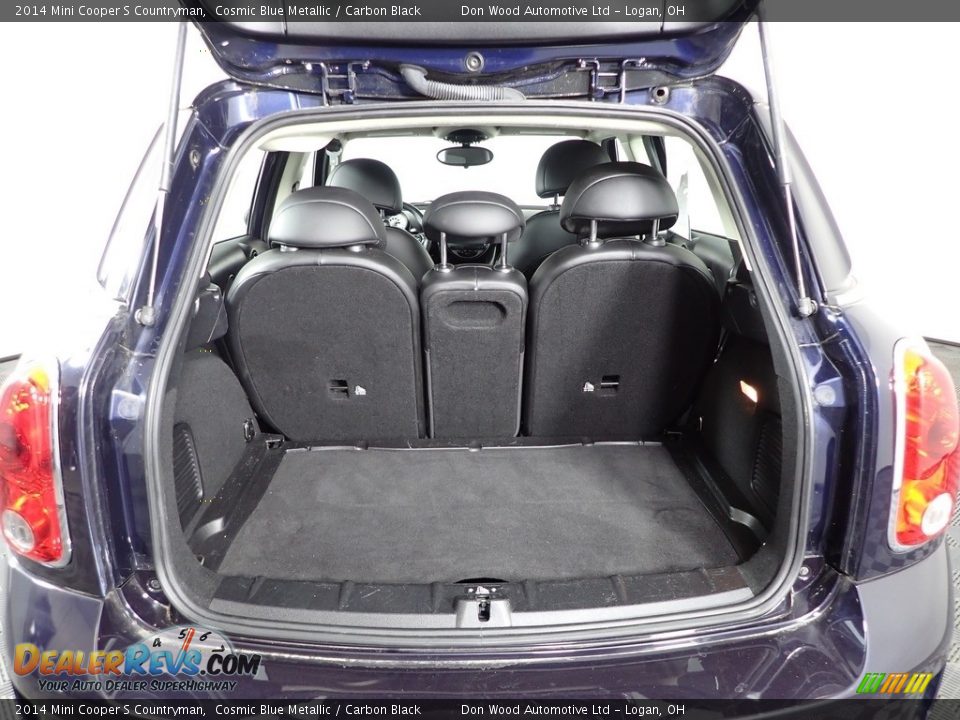 2014 Mini Cooper S Countryman Cosmic Blue Metallic / Carbon Black Photo #7