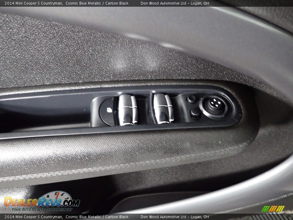 2014 Mini Cooper S Countryman Cosmic Blue Metallic / Carbon Black Photo #10