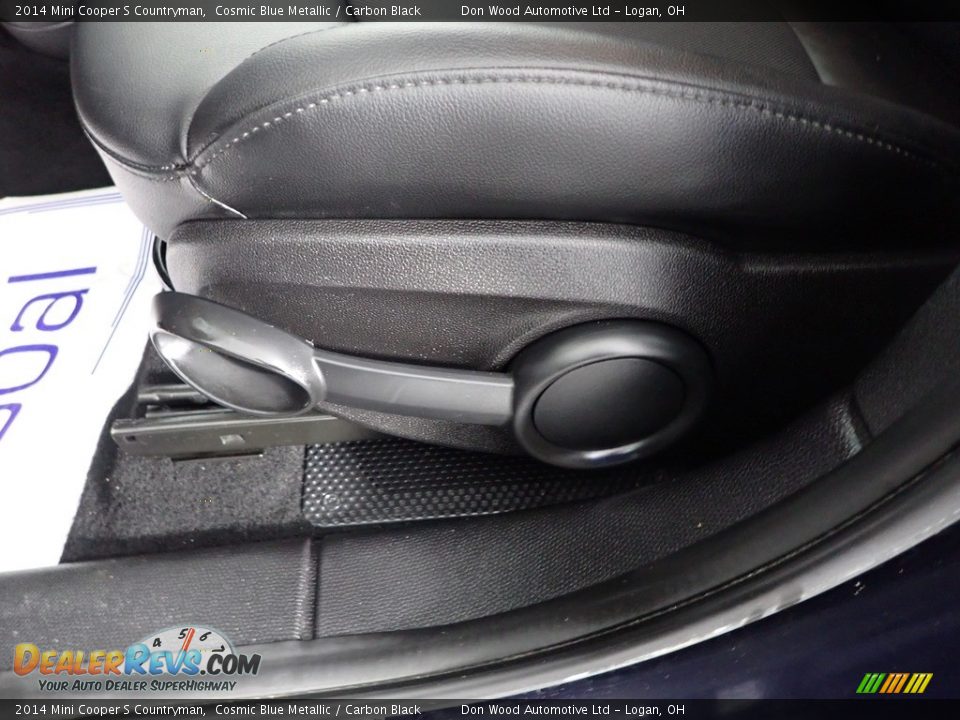 2014 Mini Cooper S Countryman Cosmic Blue Metallic / Carbon Black Photo #11
