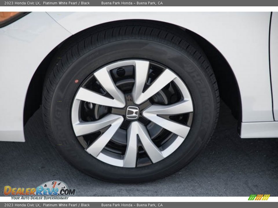 2023 Honda Civic LX Platinum White Pearl / Black Photo #13