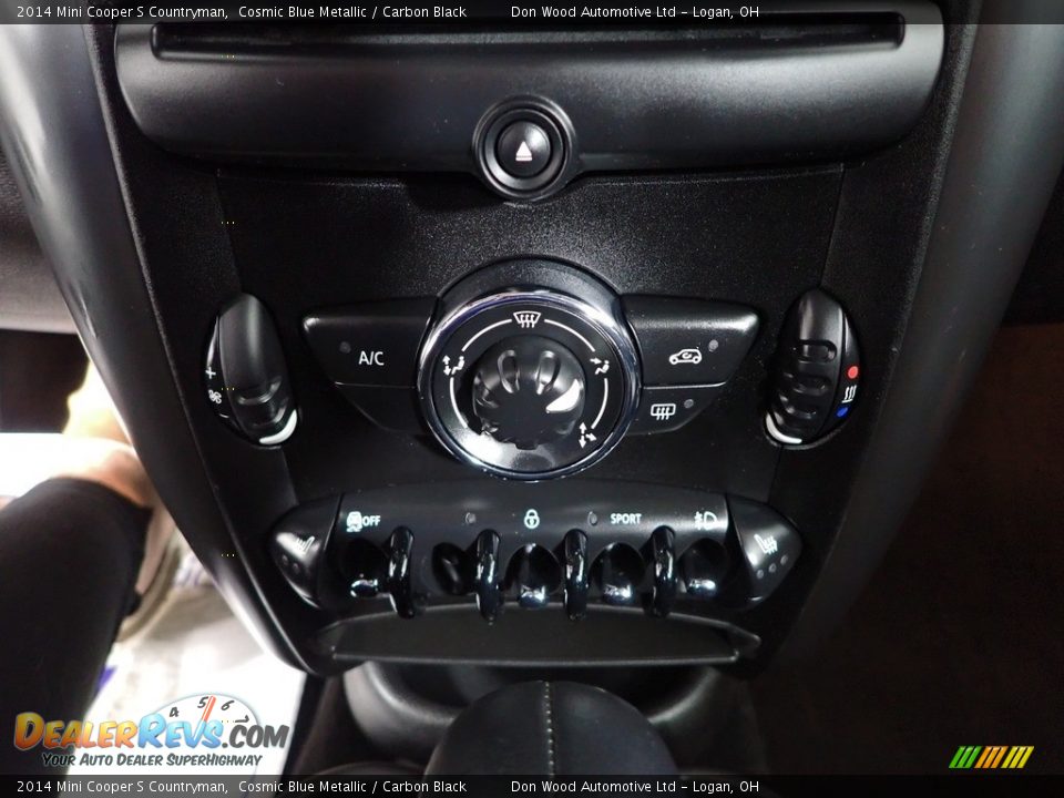 2014 Mini Cooper S Countryman Cosmic Blue Metallic / Carbon Black Photo #18