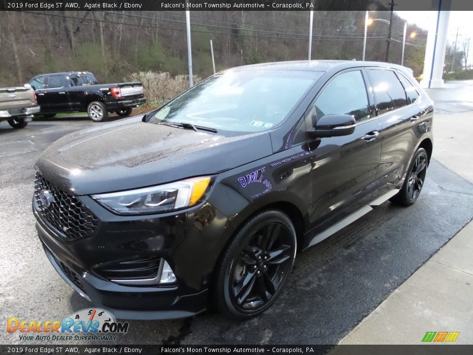 2019 Ford Edge ST AWD Agate Black / Ebony Photo #7