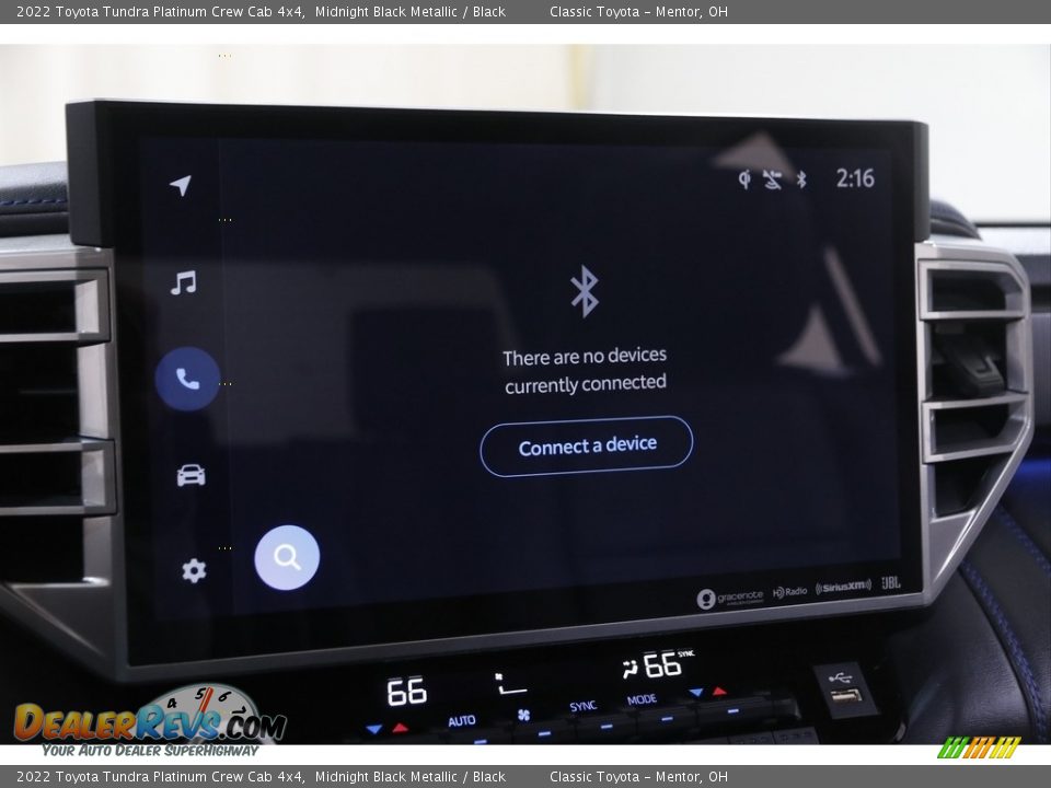 2022 Toyota Tundra Platinum Crew Cab 4x4 Midnight Black Metallic / Black Photo #13