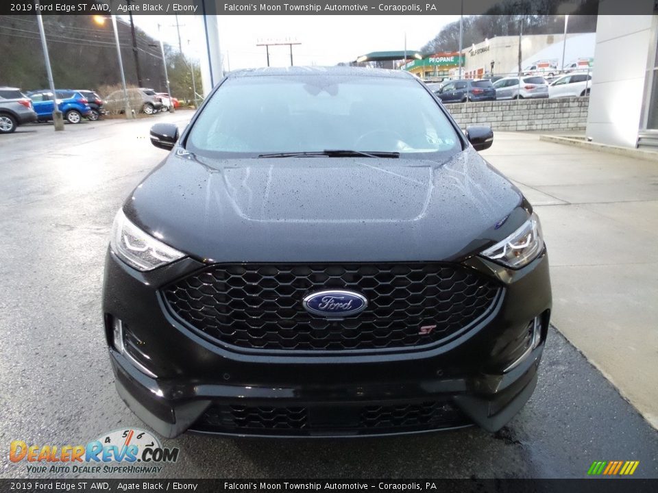 2019 Ford Edge ST AWD Agate Black / Ebony Photo #8