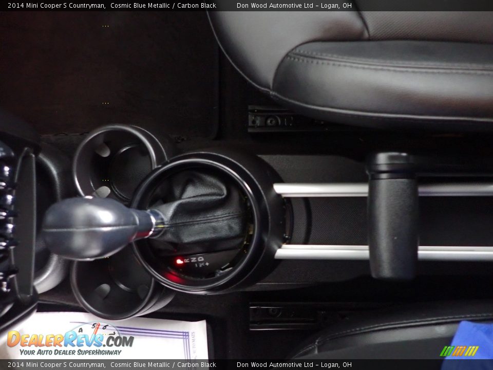 2014 Mini Cooper S Countryman Cosmic Blue Metallic / Carbon Black Photo #19