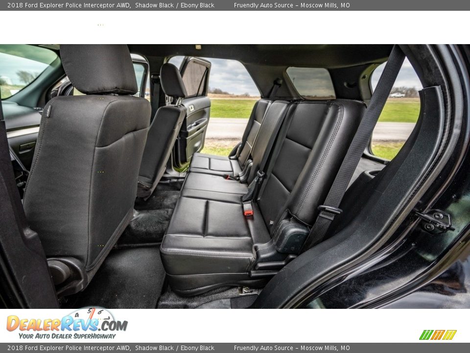 Rear Seat of 2018 Ford Explorer Police Interceptor AWD Photo #19