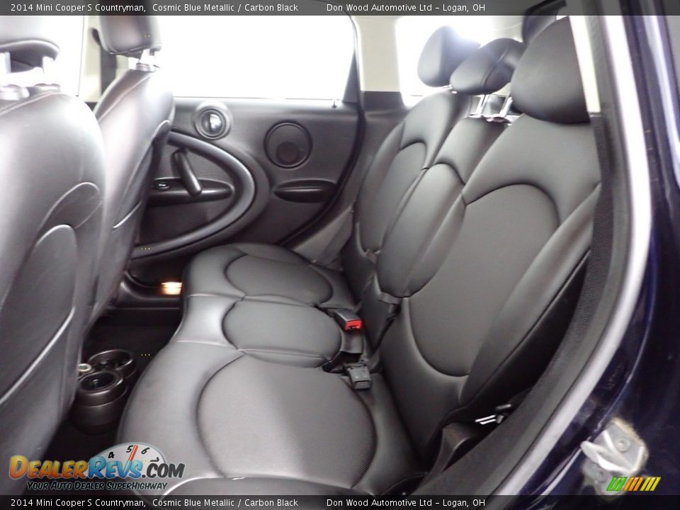 2014 Mini Cooper S Countryman Cosmic Blue Metallic / Carbon Black Photo #22