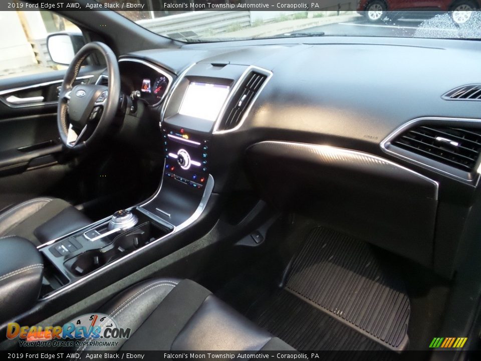 2019 Ford Edge ST AWD Agate Black / Ebony Photo #12