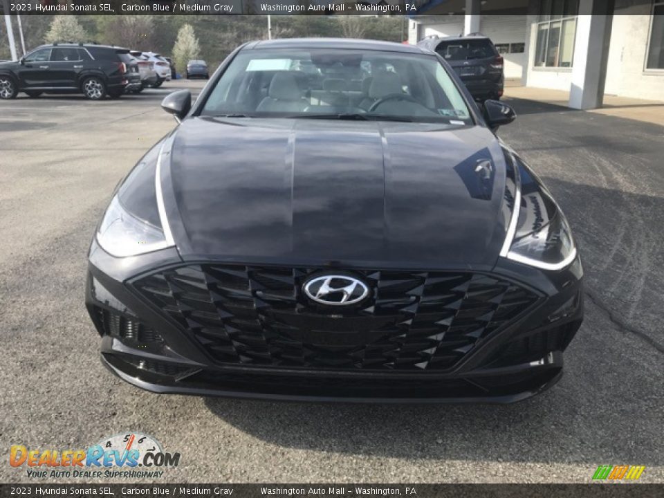 2023 Hyundai Sonata SEL Carbon Blue / Medium Gray Photo #4