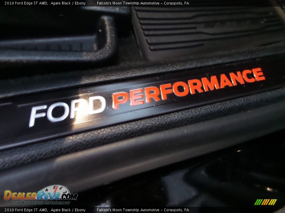 2019 Ford Edge ST AWD Agate Black / Ebony Photo #14