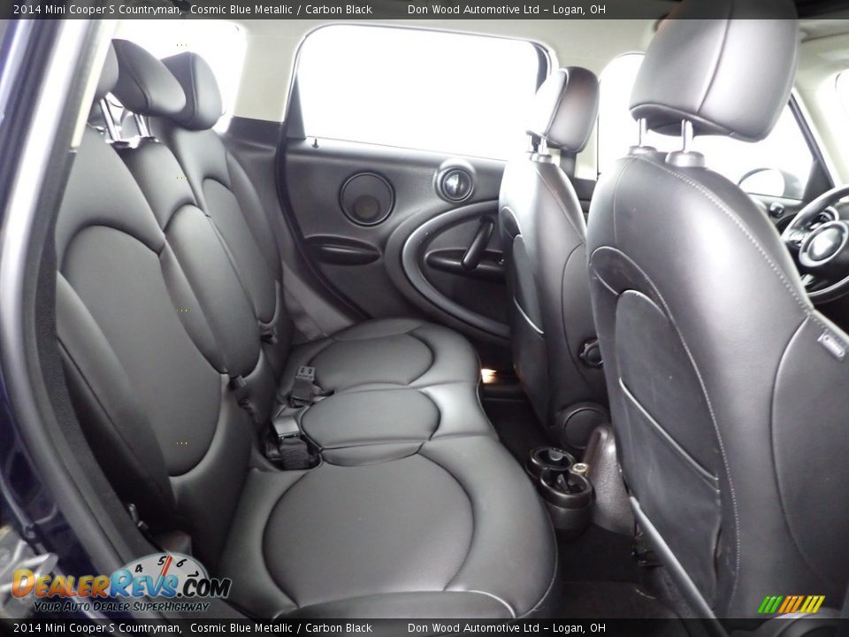 2014 Mini Cooper S Countryman Cosmic Blue Metallic / Carbon Black Photo #27
