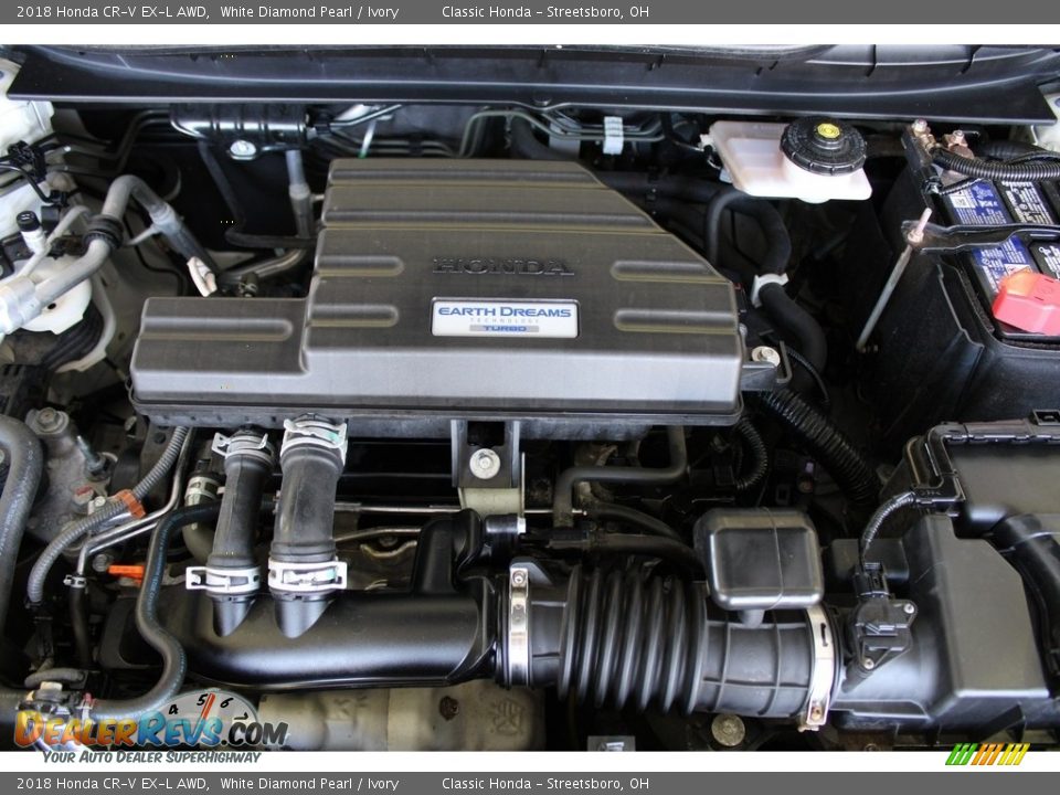 2018 Honda CR-V EX-L AWD White Diamond Pearl / Ivory Photo #3