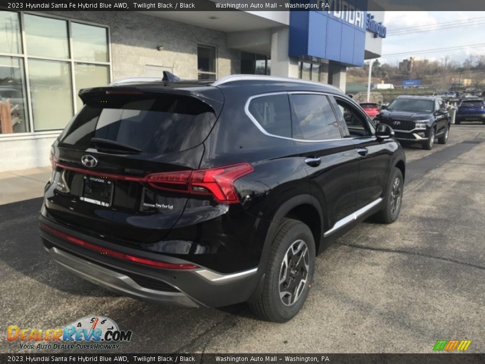 2023 Hyundai Santa Fe Hybrid Blue AWD Twilight Black / Black Photo #3