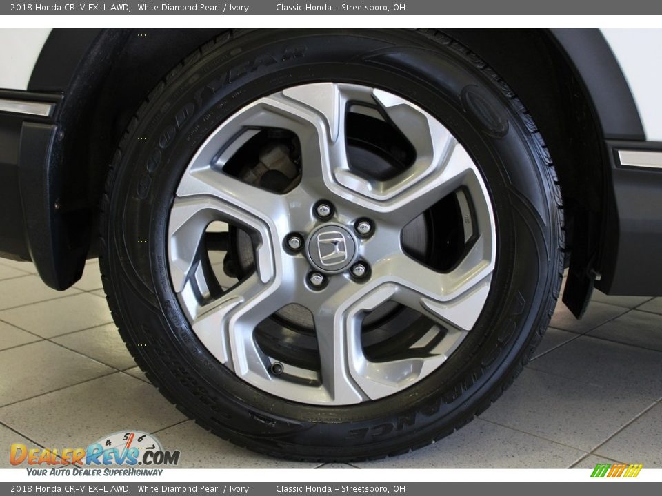 2018 Honda CR-V EX-L AWD White Diamond Pearl / Ivory Photo #7