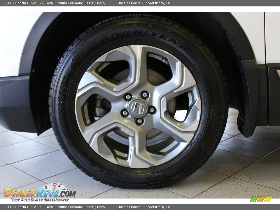 2018 Honda CR-V EX-L AWD White Diamond Pearl / Ivory Photo #14