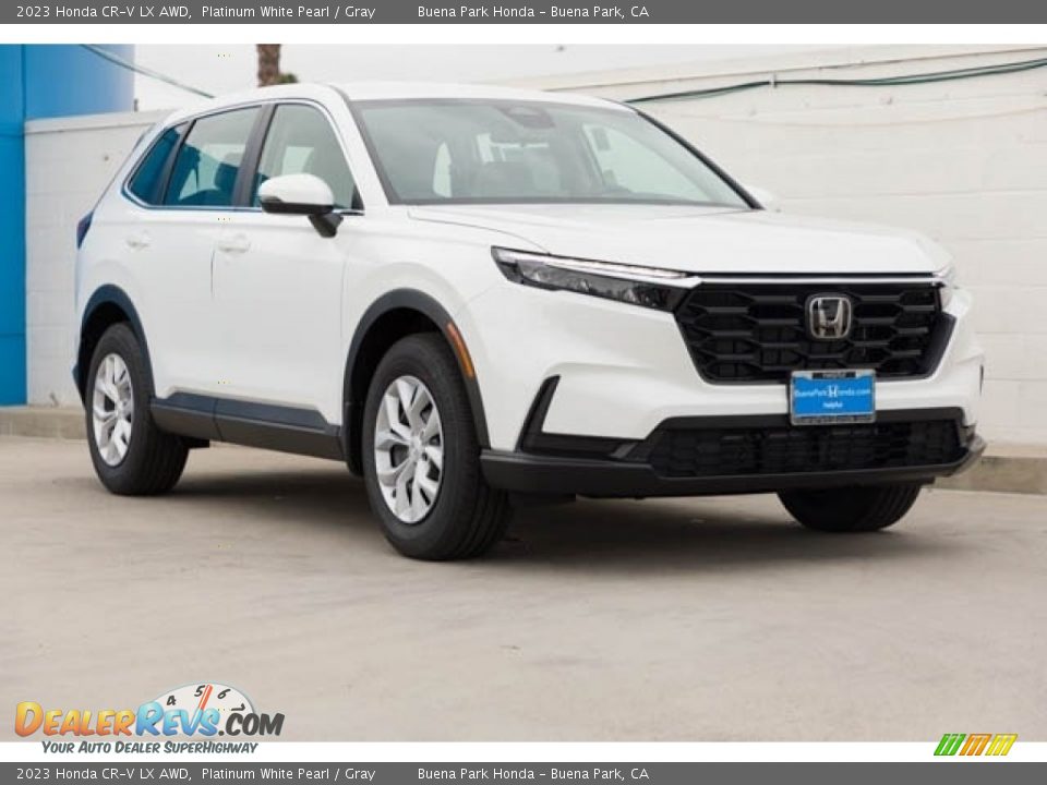 2023 Honda CR-V LX AWD Platinum White Pearl / Gray Photo #1