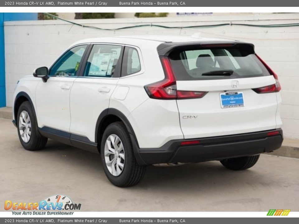 2023 Honda CR-V LX AWD Platinum White Pearl / Gray Photo #2