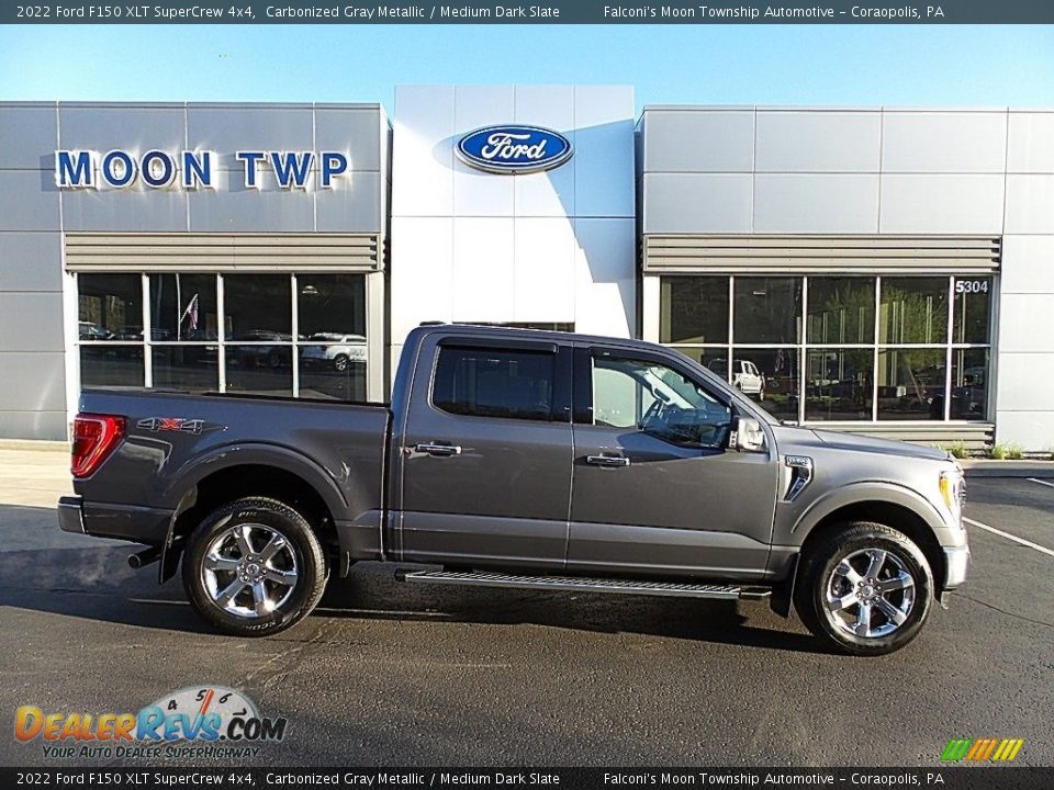 2022 Ford F150 XLT SuperCrew 4x4 Carbonized Gray Metallic / Medium Dark Slate Photo #1