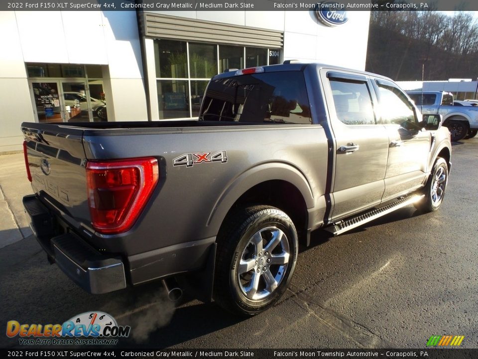 2022 Ford F150 XLT SuperCrew 4x4 Carbonized Gray Metallic / Medium Dark Slate Photo #2