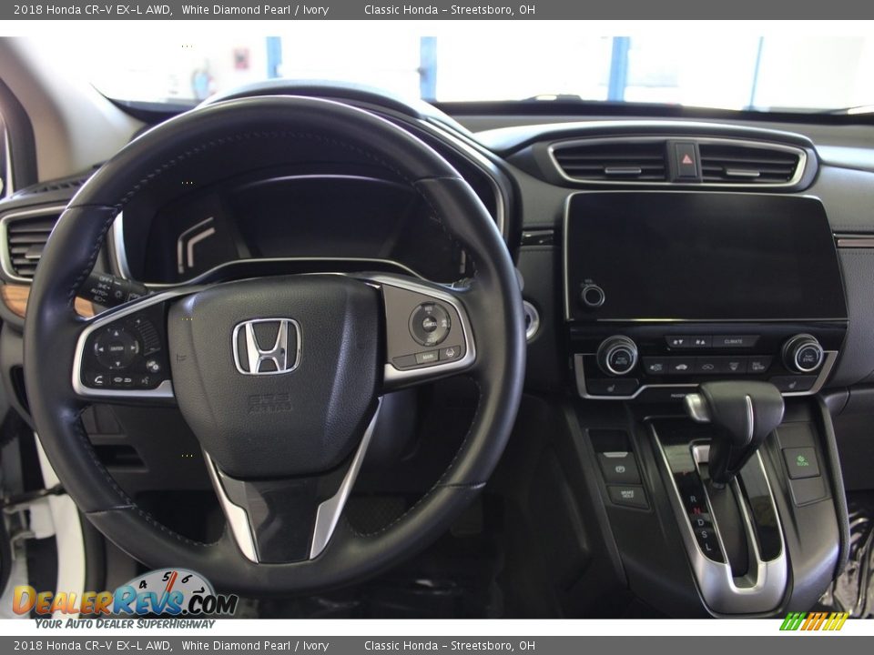 2018 Honda CR-V EX-L AWD White Diamond Pearl / Ivory Photo #19