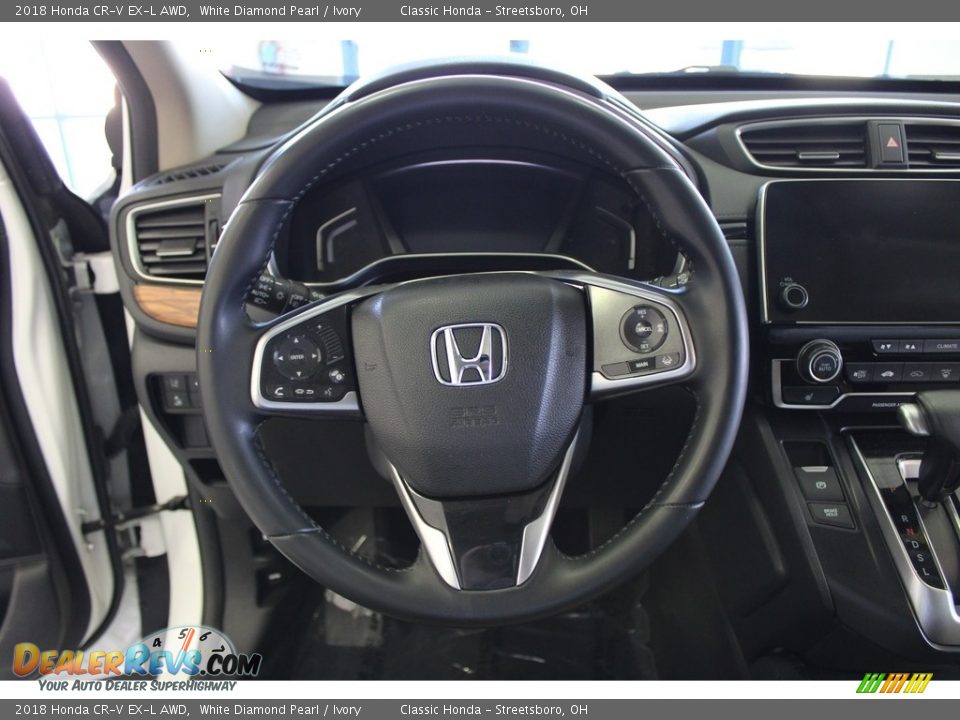 2018 Honda CR-V EX-L AWD White Diamond Pearl / Ivory Photo #20