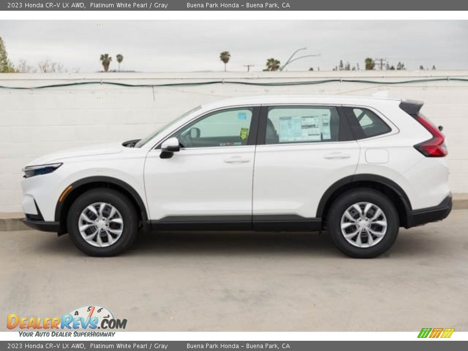 2023 Honda CR-V LX AWD Platinum White Pearl / Gray Photo #6