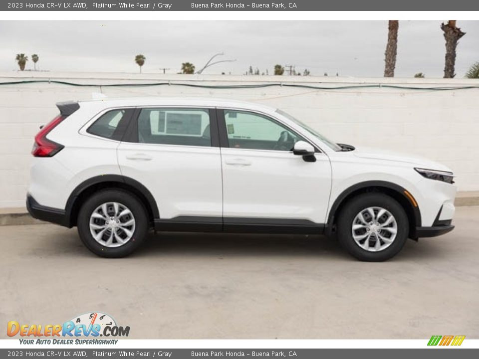 2023 Honda CR-V LX AWD Platinum White Pearl / Gray Photo #8