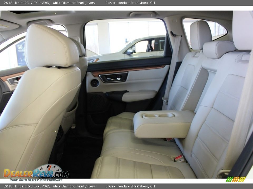 2018 Honda CR-V EX-L AWD White Diamond Pearl / Ivory Photo #32