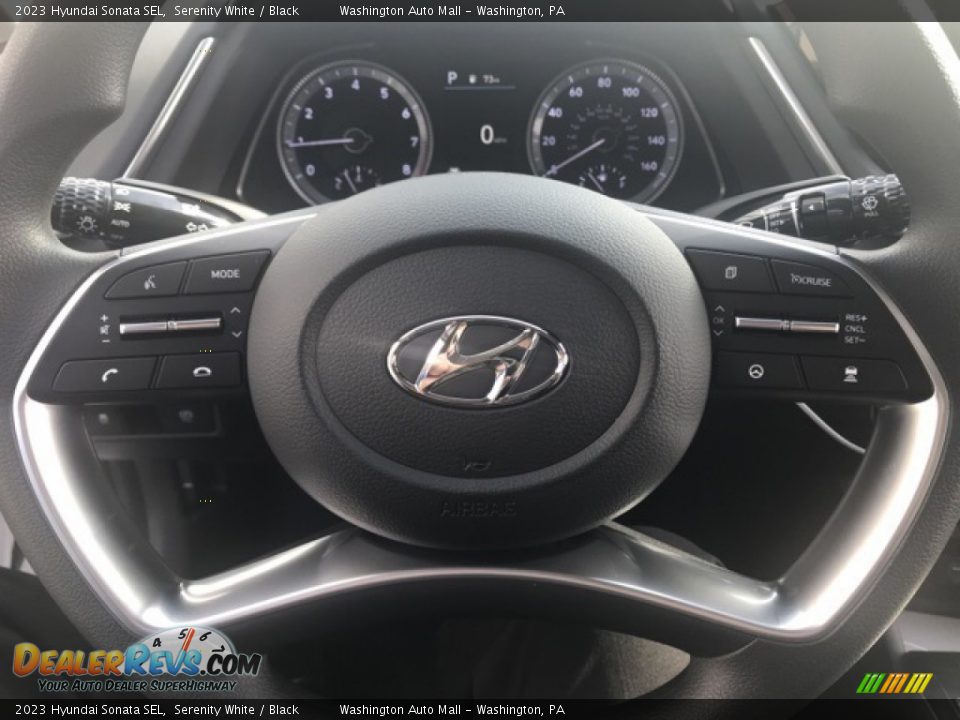 2023 Hyundai Sonata SEL Serenity White / Black Photo #8