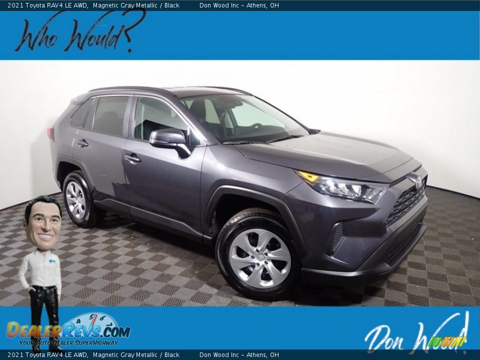 2021 Toyota RAV4 LE AWD Magnetic Gray Metallic / Black Photo #1