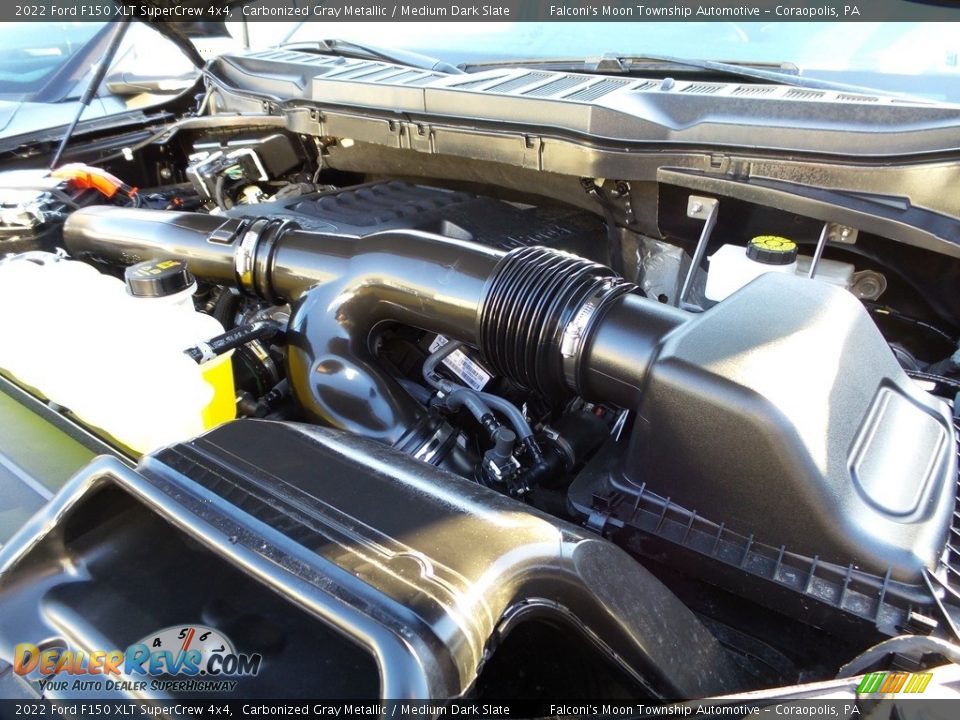 2022 Ford F150 XLT SuperCrew 4x4 Carbonized Gray Metallic / Medium Dark Slate Photo #22