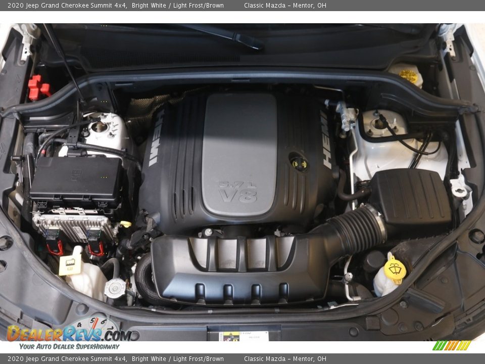2020 Jeep Grand Cherokee Summit 4x4 Bright White / Light Frost/Brown Photo #22
