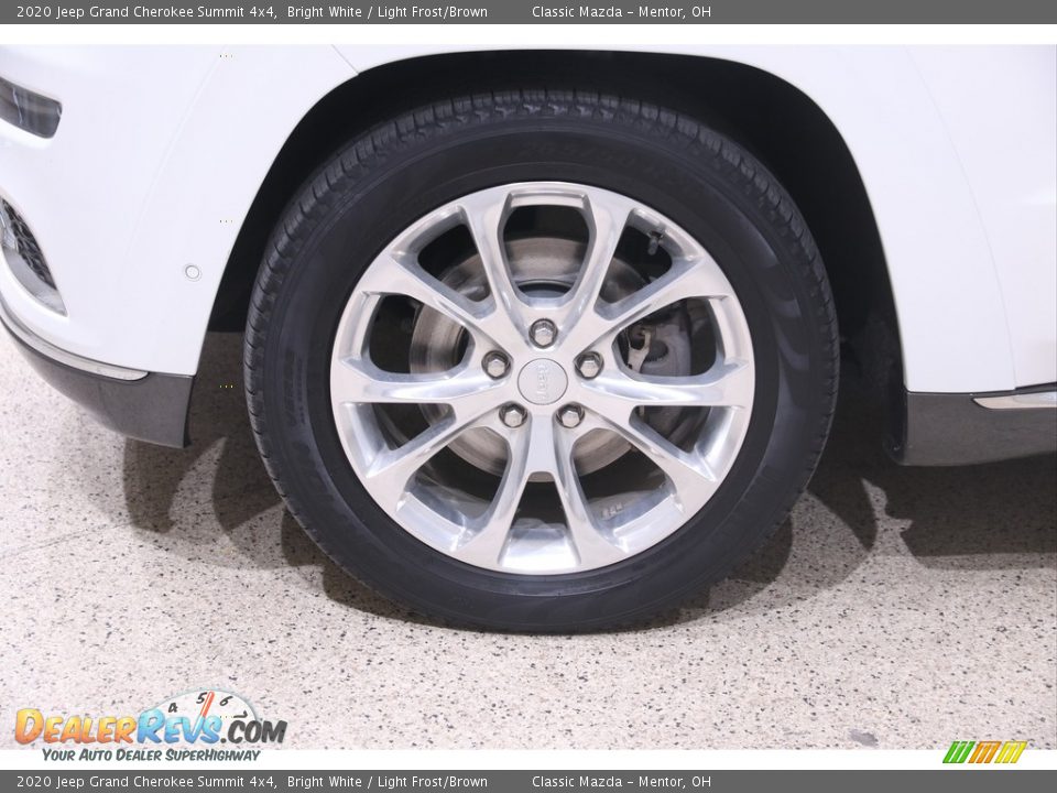 2020 Jeep Grand Cherokee Summit 4x4 Bright White / Light Frost/Brown Photo #23