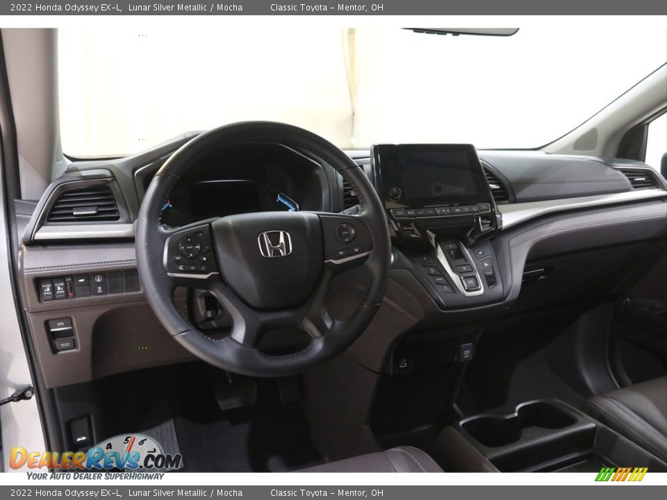 2022 Honda Odyssey EX-L Lunar Silver Metallic / Mocha Photo #6