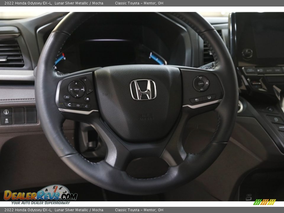 2022 Honda Odyssey EX-L Lunar Silver Metallic / Mocha Photo #7
